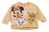 Marhuľová mikina s Minnie a kamarády Disney