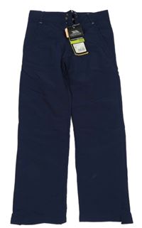 Nové - Tmavomodré šušťákové outdoorové nohavice zn. Trespass