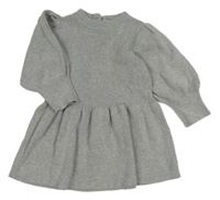 Šedé svetrové šaty H&M