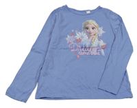 Lila triko s Elsou H&M