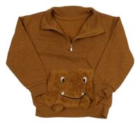 Hnedá mikina s príšerkou Primark