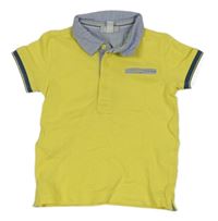 Žlté polo tričko