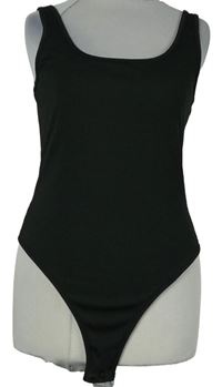 Dámské černé žebrované body