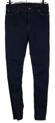 Dámské tmavomodré skinny rifle Asos 