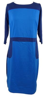 Dámské modro-tmavomodré pouzdrové šaty Bonprix 