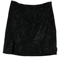 Dámská černá kamínková minisukně Pink Vanilla 
