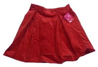 Červená menšestrová sukňa Nutmeg
