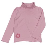 Ružové tričko s rolákom a hviezdou Lupilu