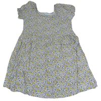 Biele kvetinové šaty Primark