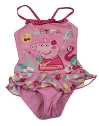 Růžové plavky s Peppa pig 