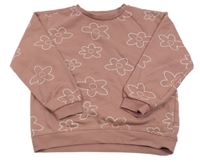 Staroružová kvetinová mikina Primark