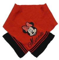 Červeno-čierna šál s Minnie vel.98-116