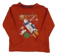 ORanžové triko s raketou S. Oliver