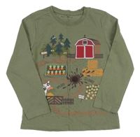 Khaki triko s obrázkem Nutmeg