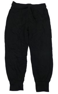 Černé lehké tepláky H&M