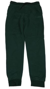 Tmavozelené tepláky s nápisem George