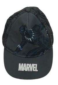 Šedá kšiltovka s Black Panther Marvel vel.98-116