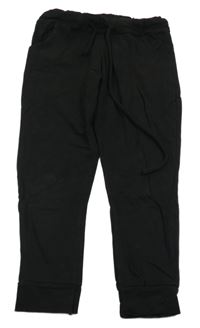 Čierne capri ľahké tepláky