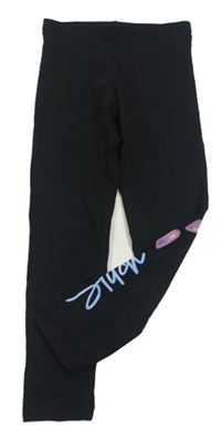 Čierne legíny s nápisem - Stitch George