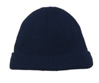 Tmavomodrá rebrovaná čapica TCM