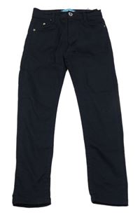 Černé kalhoty riflového vzhledu