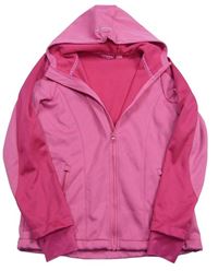 Svetloružová -ružová softshellová bunda s kapucňou Crivit