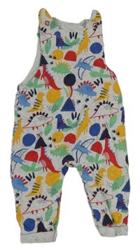 Šedé teplákové lacláče s dinosaury Mothercare 
