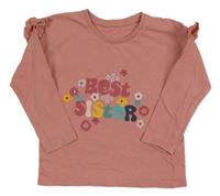 Ružové tričko s nápisom Matalan