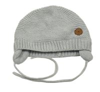 Šedá pletená podšitá ušanka H&M