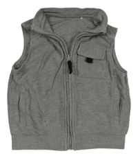 Sivá tepláková vesta George