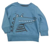 Modrá mikina s krokodílom George