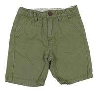 Khaki rifľové kraťasy Pizaitalia