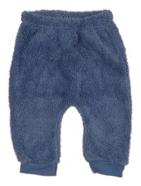 Modrošedé chlpaté nohavice Ergee