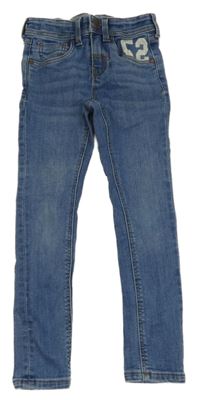 Modré skinny rifle s číslem C&A