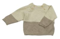 Béžovo-hnědý svetr H&M