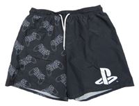 Antracitové plážové kraťasy PlayStation H&M