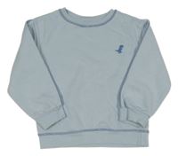 Svetlomodrá oversize mikina s dinosaurom Primark