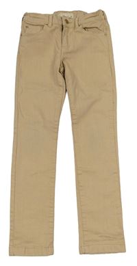 Béžové skinny rifle Zara