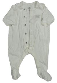 Biely overal s hviezdičkou PETIT BATEAU