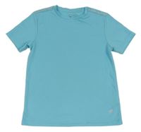 Azurové vzorované športové tričko PRIMARK