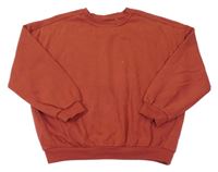 Hrdzavá oversize mikina George