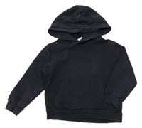 Čierna mikina s vreckom a kapucňou H&M