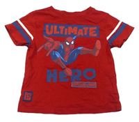 Červené tričko so Spidermanem zn. Rebel