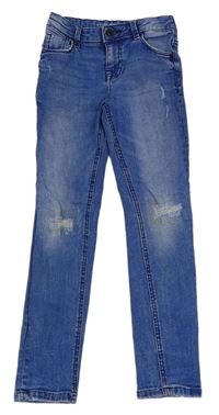 Modré skinny rifle s prošoupáním Denim Co.