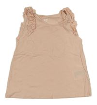 Ružové tričko s volánikmi H&M