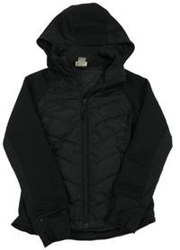 Čierna šusťákovo/sportovní bunda s kapucňou zn. H&M