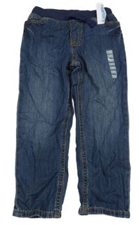 Nové - Tmavomodré rifle s úpletovým pasem Carter's