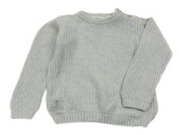 Sivý melírovaný sveter Lupilu