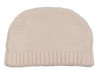 Světlerůžová pletená čepice