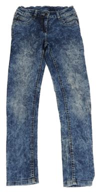 Modré teplákové skinny rifle Pepperts